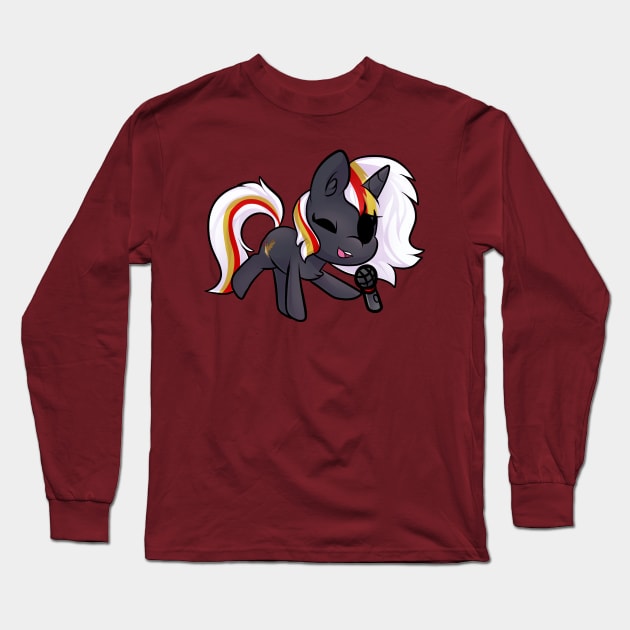 Fallout Equestria Velvet Remedy Long Sleeve T-Shirt by Baja Gryphon